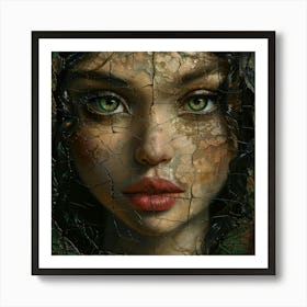 Face Of A Woman 1 Art Print