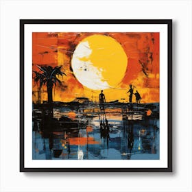 Sunset 2 Art Print