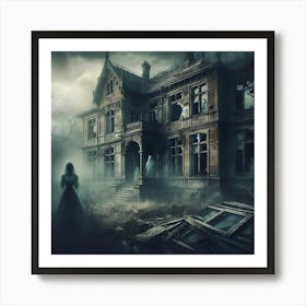 Haunted House 4 Art Print