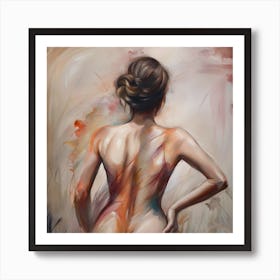 Nude Painting of a Woman Art Print