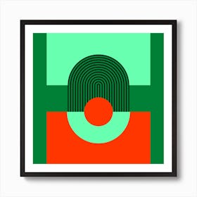 Mid-Century Arch 4 Art Print