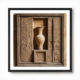 Pharaonic Vase8 Art Print