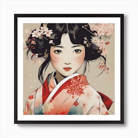 Asian Girl 2 Art Print