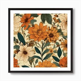 Floral Pattern Art Print