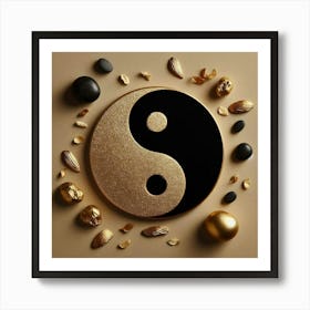 Yin Yang Symbol 20 Art Print