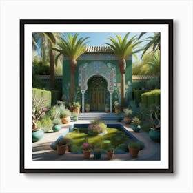 Moroccan Garden Art Print