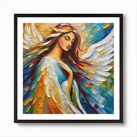Angel Painting 5 Art Print