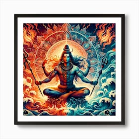 Hindu God Lord Shiva Poster