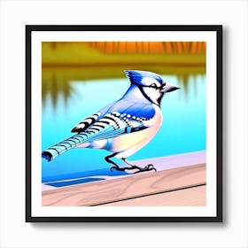 Blue Jay 1 Art Print