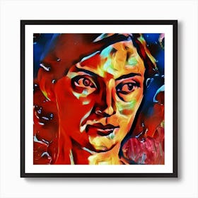 Portrait Of A Woman 4 Art Print