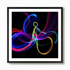 Abstract Dancer Art Print