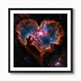 Heart Nebula Art Print