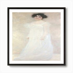 Lady In White 1 Art Print