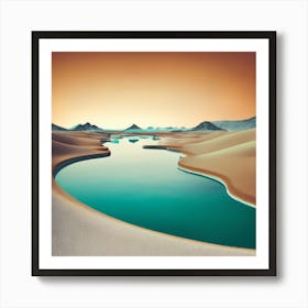 Desert - Desert Stock Videos & Royalty-Free Footage Art Print