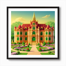 Castle In The Park Art Print