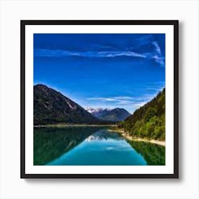 Lake In The Mountains Art Print