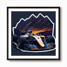 Artwork Graphic Formula1 (16) Art Print