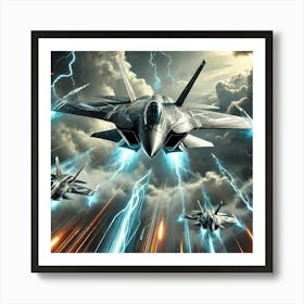 Aetherian Fighters Art Print