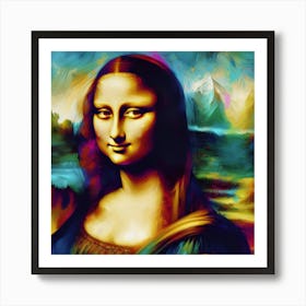 Mona Lisa 5 Art Print