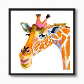 Reticulated Giraffe 02 Art Print