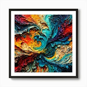 Abstract Painting 17 Art Print