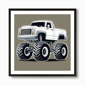 Monster Truck 8 Art Print