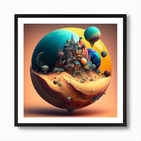 3d Art 1 Art Print