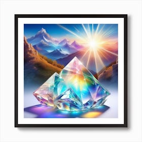 Crystals In The Sky Poster