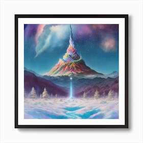 Mountain In The Sky Art Print