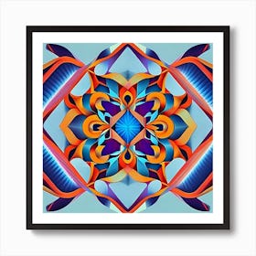 Abstract Mandala 7 Art Print