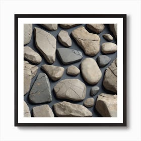 Rock Wall 2 Art Print