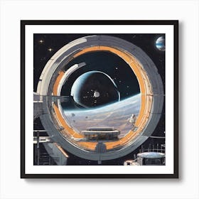 Space Station 50 Art Print