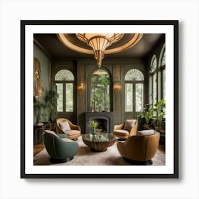 Deco Living Room 40 Art Print