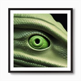 Eye Of A Lizard Art Print