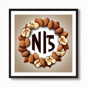 Nut Logo Art Print