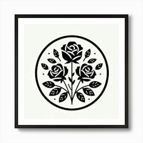 Roses In A Circle Art Print