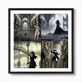 Vampire Woman 1 Art Print
