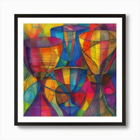 Three Goblets Art Print