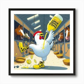 Chicken Feet Art Print