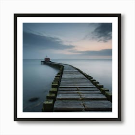 Pier At Dusk 2 Affiche