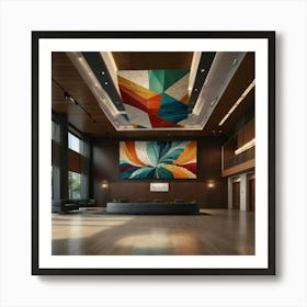 Default Create Unique Design Of Conference Hall Art 0 Art Print