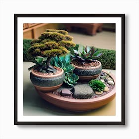 Japanese Garden 1 Art Print