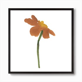 Botanical Watercolors 3 Square Art Print