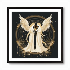 Angels Art Print