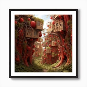 Fairytale City Art Print