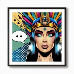 Pop Egyptian Amira Star Poster