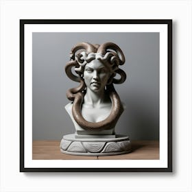 Medusa Artwork Art Print