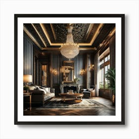 Luxury Living Room 3 Art Print