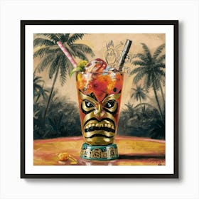 Tiki Drink 3 Art Print