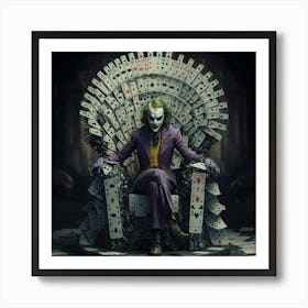 Joker Throne 4 Art Print